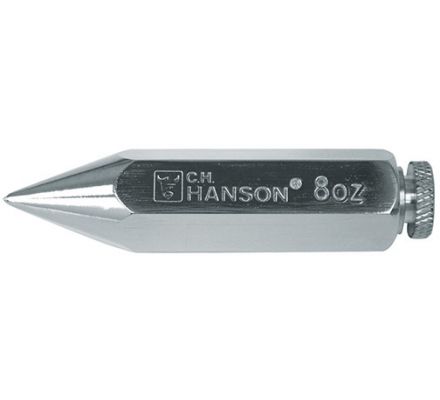 10 OUNCE NEW IN PACKAGE HANSON 45910 NICKEL PLATED PLUM BOB C.H 