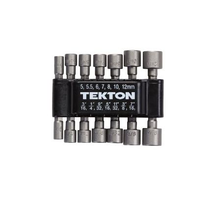 TEKTON 2938 Power Nut Driver Bit Set 14 Pcs for sale online 
