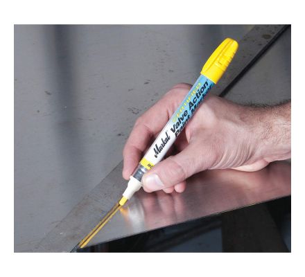 Markal Valve Action Paint Markers - 96821 Yellow - Laco Markal