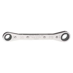 KLEIN TOOLS 68202, RATCHETING BOX WRENCH, 1/2" X - 9/16" 12-POINT 68202