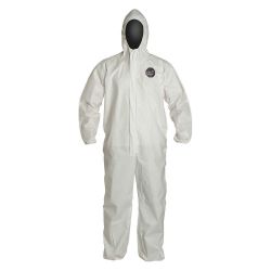 DUPONT NG127SWHSM0025NP, COVERALLS-NEXGEN WHITE-ZIPPER - ELAST.WRIST/ANKLE/HOOD SMALL NG127SWHSM0025NP