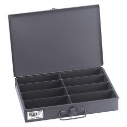KLEIN TOOLS 54436, MID-SIZE PARTS-STORAGE BOX, - 8-COMPARTMENT 54436