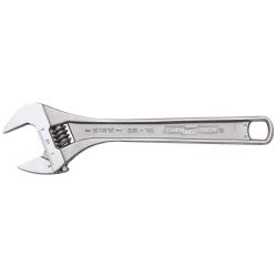 CHANNELLOCK 808W, WRENCH - 8" ADJUSTABLE - WIDE, CHROME 808W