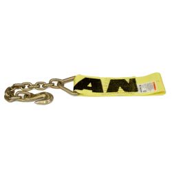 FIXED END STRAP W/43366-14 - CHAIN ANCHOR & LOOP END 4"X33"