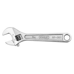 STANLEY 87-471, WRENCH-ADJUSTABLE- CHROME 10" 87-471