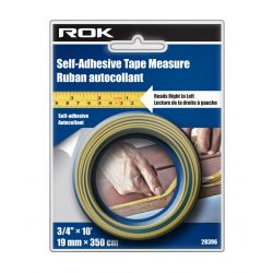  ROK 28396, 10 FT SELF-ADHESIVE TAPE 3/4" - READS RIGHT TO LEFT 28396