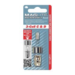 MAGLITE LMXA301, BULB-REPLACEMENT FOR C&D BATTS - 3 CELL LMXA301