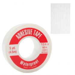 SAFECROSS FIRST AID 07045, TAPE-ADHESIVE WATERPROOF - 1/2" X 5 YDS 07045