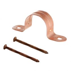 DAHL VALVE LIMITED 9125, COPPER CLAD TUBE CLAMP(2 HOLE) - 3/4 9125