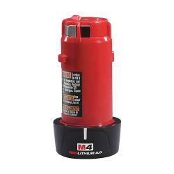 MILWAUKEE 48-11-2001, BATTERY M4 - 2.0 AH RED LITHIUM 48-11-2001