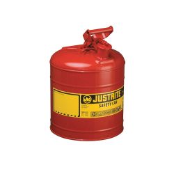 JUSTRITE 7150100, SAFETY CAN-STEEL 5 GAL - TYPE I MODEL# 7150100