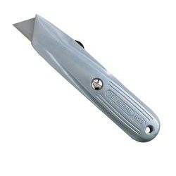 GENERAL TOOLS 855, PUSH BUTTON UTILITY KNIFE - WITH 5 H.D. BLADES 855