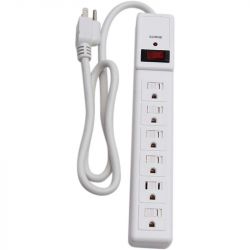 POWER BAR-6 OUTLET 3' CORD