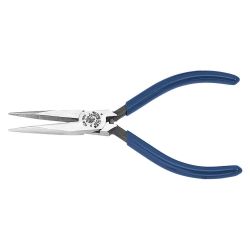 KLEIN TOOLS D327-51/2C, LONG-NOSE PLIERS, SLIM, SMOOTH - JAWS, 5-9/16" D327-51/2C