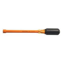 KLEIN TOOLS 6461132INS, INSULATED NUT DRIVER, - CUSHION-GRIP, 6" HOLLOW-SHAFT, 6461132INS
