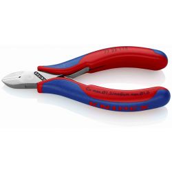 KNIPEX 77 22 115, DIAGONAL CUTTERS 4-1/2" - ELECTRONICS ROUND HEAD 77 22 115