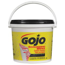 GOJO 6398-02, HAND CLEANER-SCRUBBING WIPES - 170 WIPES/PAIL 6398-02