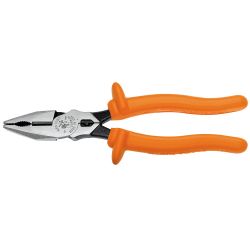 KLEIN TOOLS 12098INS, PLIERS-INSULATED-SIDE CUTTER - W/CRIMPING TOOL 8-1/2 INCH 12098INS