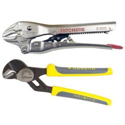 C.H. HANSON 80400, 2 PC. SET - 10" CURVED JAW & - 9.5" GROOVE PLIERS 80400