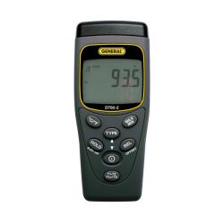 GENERAL TOOLS DT80-2, ECONOMICAL TYPE K/J DUAL INPUT - THERMOCOUPLE THERMOMETER DT80-2