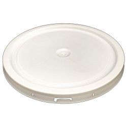 LID - WHITE SNAP ON W/TEAR TAB - PLASTIC FOR 5 G & 3.5 G PAIL