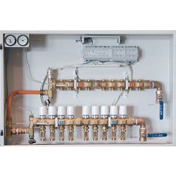 HYDRONIC PANEL SYSTEMS 942, MULTI ZONE MANIFOLD STATION - C/W ACTUATOR- 5 LOOP 942