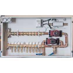 HYDRONIC PANEL SYSTEMS 915, CONTROL PANEL WITH TEMPERING - VALVE 7 LOOP 915