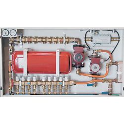 HYDRONIC PANEL SYSTEMS 906, CONTROL PANEL WITH HEAT - EXCHANGER 9 OUTLETS 906