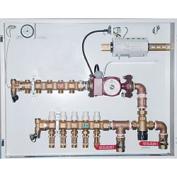 HYDRONIC PANEL SYSTEMS 913, CONTROL PANEL WITH TEMPERING - VALVE 5 OUTLET 913