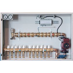 HYDRONIC PANEL SYSTEMS 985, SM CONTROLL PANEL MANIFOLD - WITH CIRCULATOR 8 LOOP 985