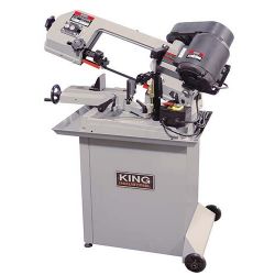 KING TOOLS KC-129DS, 5" X 6" DUAL SWIVEL METAL - CUTTING BANDSAW 8AMP 110V KC-129DS