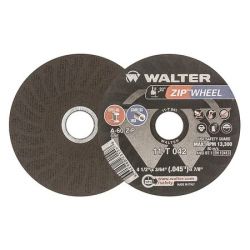 WALTER SURFACE TECHNOLOGIES 11T042, WHEEL 4-1/2 X 3/64 X 7/8 - WALTER CUT OFF WHEEL A60 ZIP 11T042