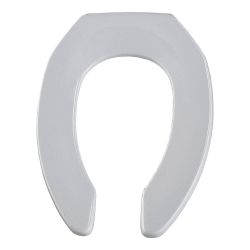 SEAT COVER OPEN FRT ELONGATED WHT