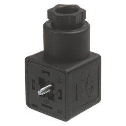 SOLENOID VALVE CONNECTOR,FORM A ISO DIN