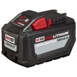 MILWAUKEE 48-11-1812, BATTERY PACK-HD M18 - 12.0AH FUEL RED LITHIUM 48-11-1812
