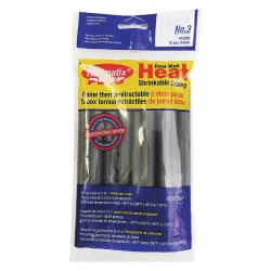 MERITHIAN PRODUCTS CORP THERMAFIX 15003, HEAT SHRINK TUBING #3 - 10 PC/PACK 15003