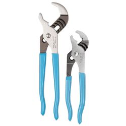 CHANNELLOCK VJ-2, PLIERS - V JAW TONGUE & GROOVE - SET 6.5", 10" VJ-2