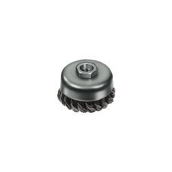 MILWAUKEE 48-52-5040, WIRE CUP BRUSH 3" KNOT - CARBON STEEL 48-52-5040