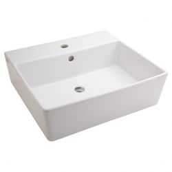 AMERICAN STANDARD 0552001.020, LOFT ABOVE COUNTER SINK 1 HOLE - WHITE 0552001.020
