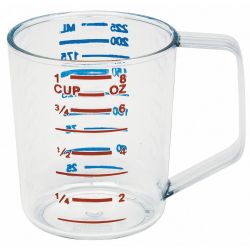 CUP MEASURING 1 CUP 0.26 CLEAR