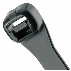 CABLE TIES,LENGTH 15.3 IN,BLAC K,PK
