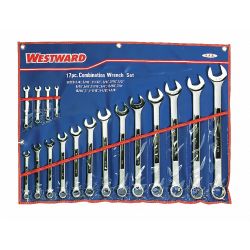 COMBO WRENCH SET,SATIN,1/4-1-1 /4 IN