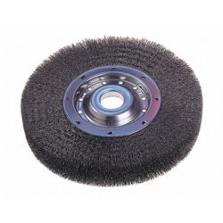 BRUSH WHEEL WIRE WIDE FACE 6IN