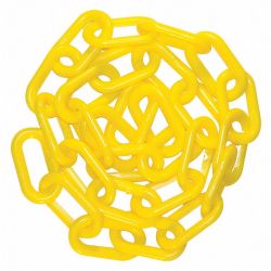 2IN PLASTIC CHAIN YELLOW 50FT