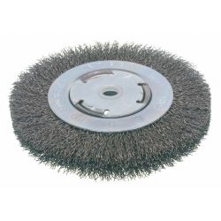 BRUSH WIRE WHEEL CRIMPED MED 7IN