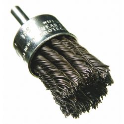 BRUSH END TWIST CABLE 1IN SS