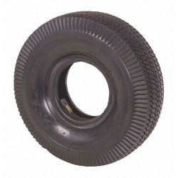 TIRE WITH TUBE,2 PLY,10X3.5 IN .