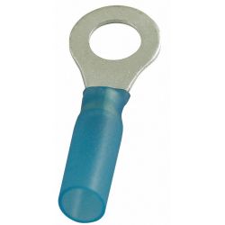 RING TERMINAL,BLUE,BRAZED,16 TO 14,