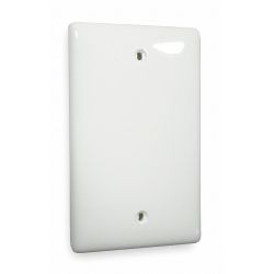 WALL PLATE WHITE BLANK