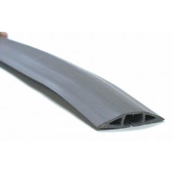 FLOOR CABLE COVER,1-1/4",GREY